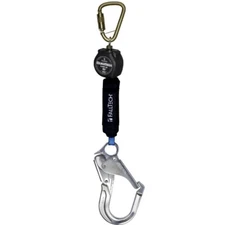 Falltech Class 1 DuraTech Mini 6' Self-Retracting Lanyard w/ Aluminum Rebar Hook