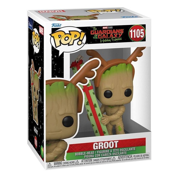 Funko Guardians Of The Galaxy Holiday Special Pop! Vinyl Figur Groot #1105 Ovp-image