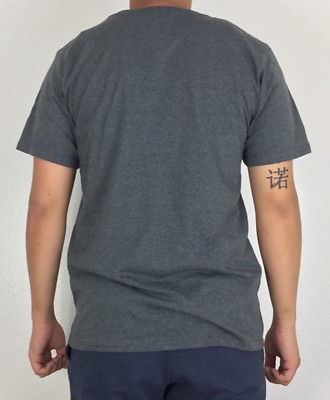 Adidas Men's Shirt The Go To Tee Shirt Feed The Grind Grey Neon