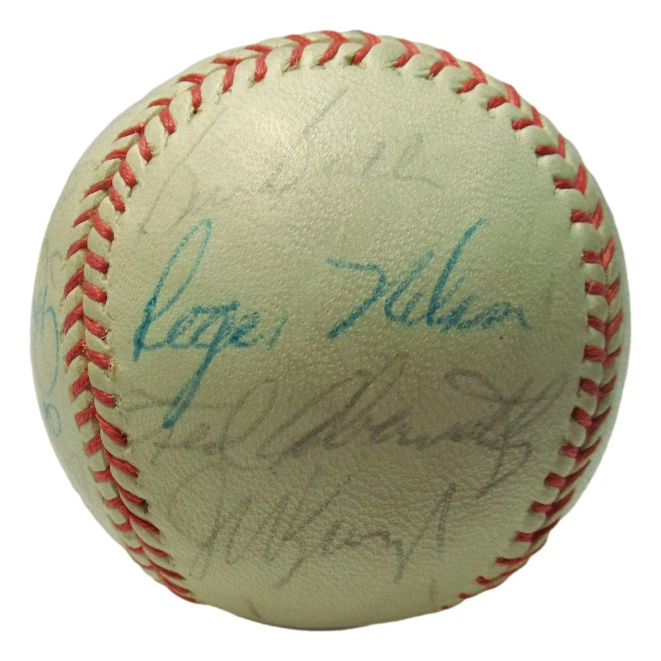 1971 KC Royals Team Signed Autographed Baseball Lemon Piniella 23 Signatures - Image 3 of 4