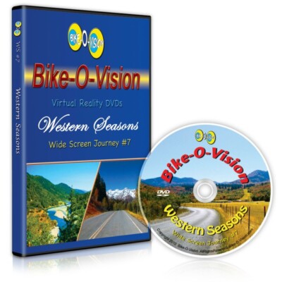 BIKE-O-VISION Western Seasons Dvd for indoor cycling, exercise bikes, fun rides!