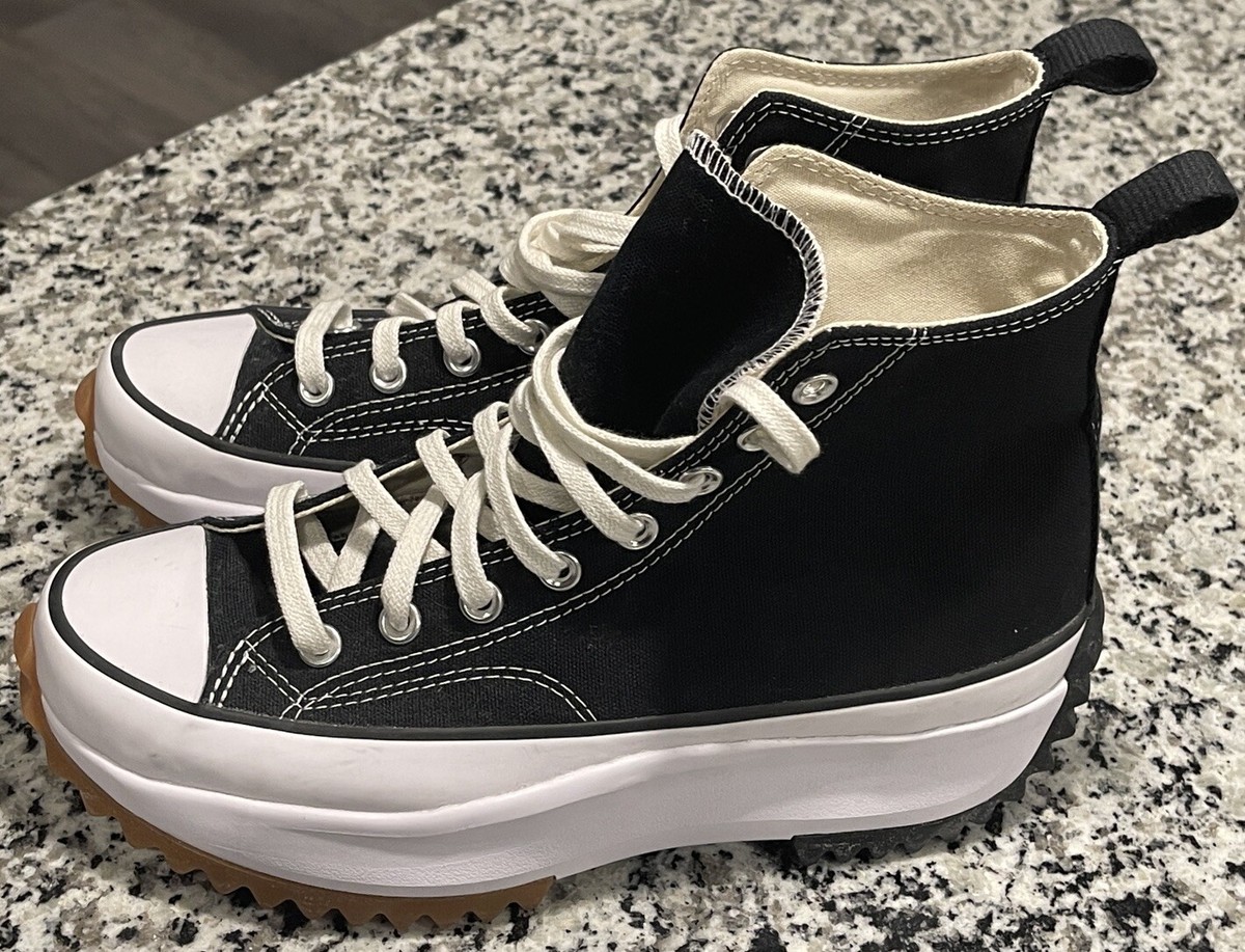 Converse Run Star Hike Platform High Top Black Unisex Casual Shoe