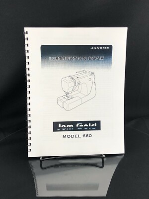 Janome JEM Gold 660 Sewing Machine User Manual Instructions Coil Bound