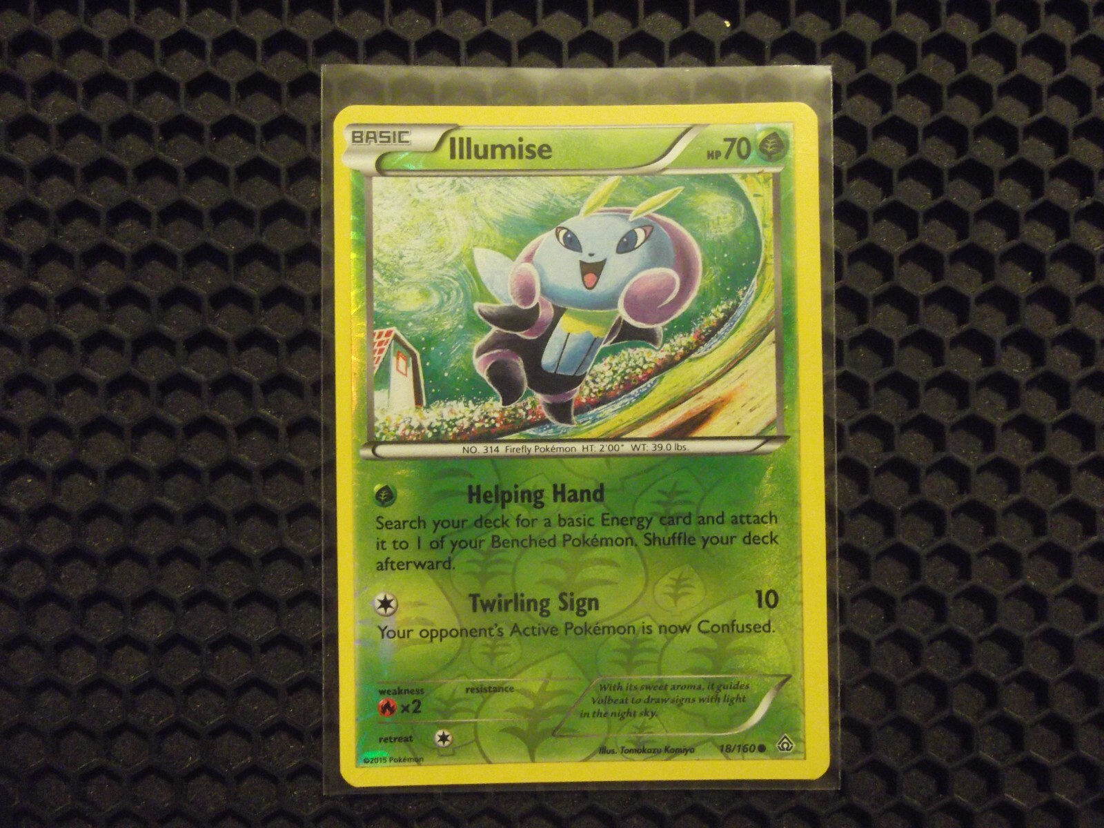 Illumise 18/160 XY Primal Clash Reverse Holo Rare Pokemon Card 2015 NM/LP SALE!