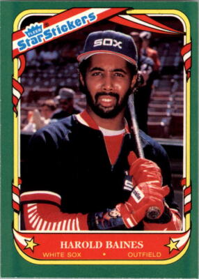 1987 Fleer Star Stickers Baseball