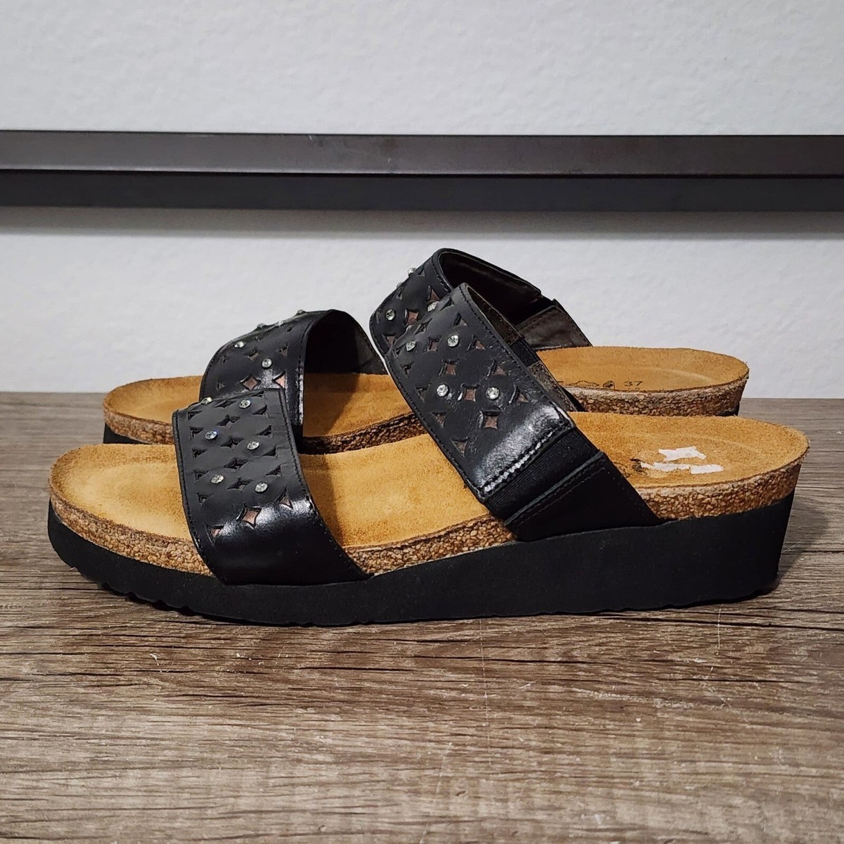 Naot Susan Women's Sandals Size Black