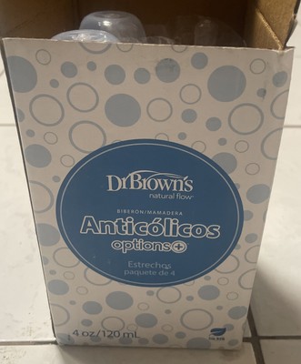 Dr. Brown's Natural Flow Anti-Colic Options+ 4 oz. Baby Bottle Read Description