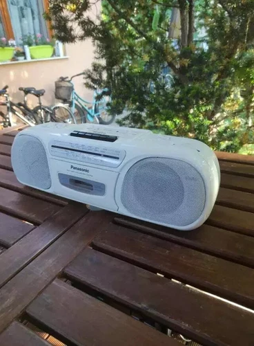 Vintage Japanese Panasonic RX FS 430 boombox in rare white color