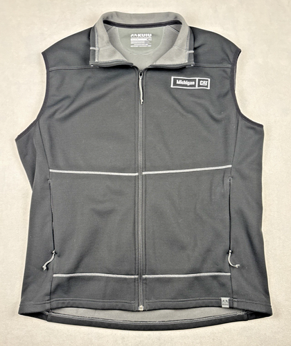 Kuiu Men's Vest XXL Peloton 240 Toray Fabric Wind Resistant Fleece Michigan CAT