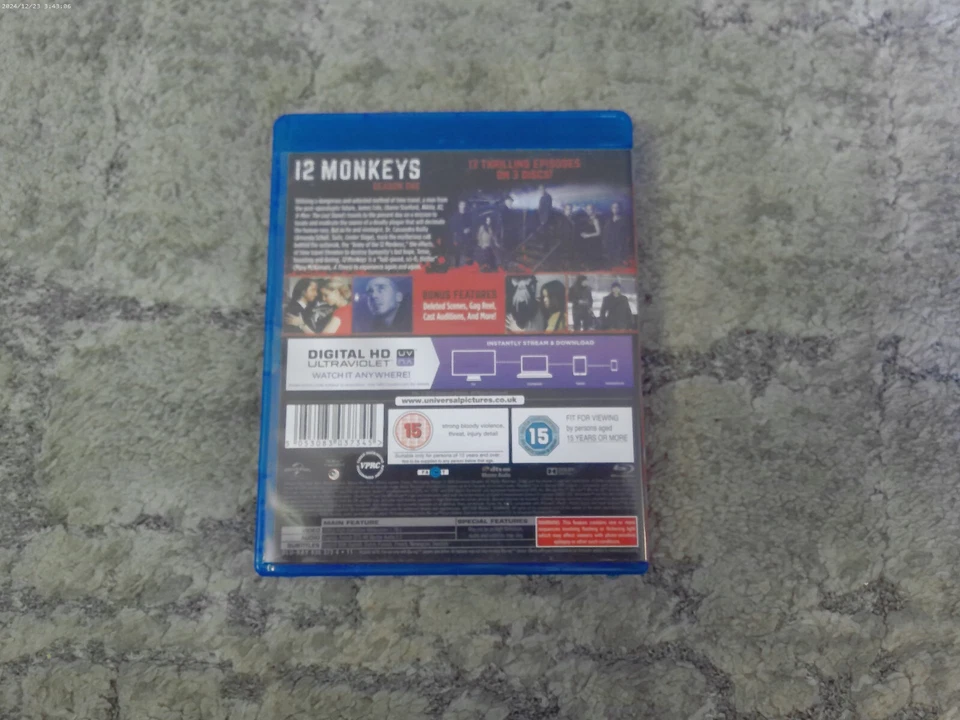 12 Monkeys - Season 1 [Blu-ray] [2014], UK Import (22) - Image 2 of 2