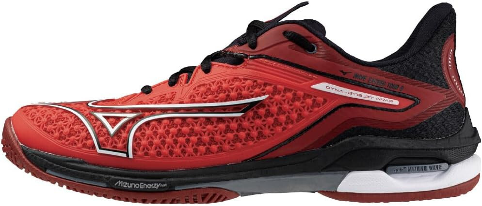 Теннисные туфли MIZUNO WAVE EXCEPT TOUR 6 AC красно-черные 61GA2470 US65245 см 36490₽