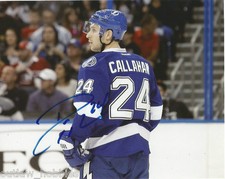 Tampa Bay Lightning Ryan Callahan Signed Autographed 8x10 Photo COA D