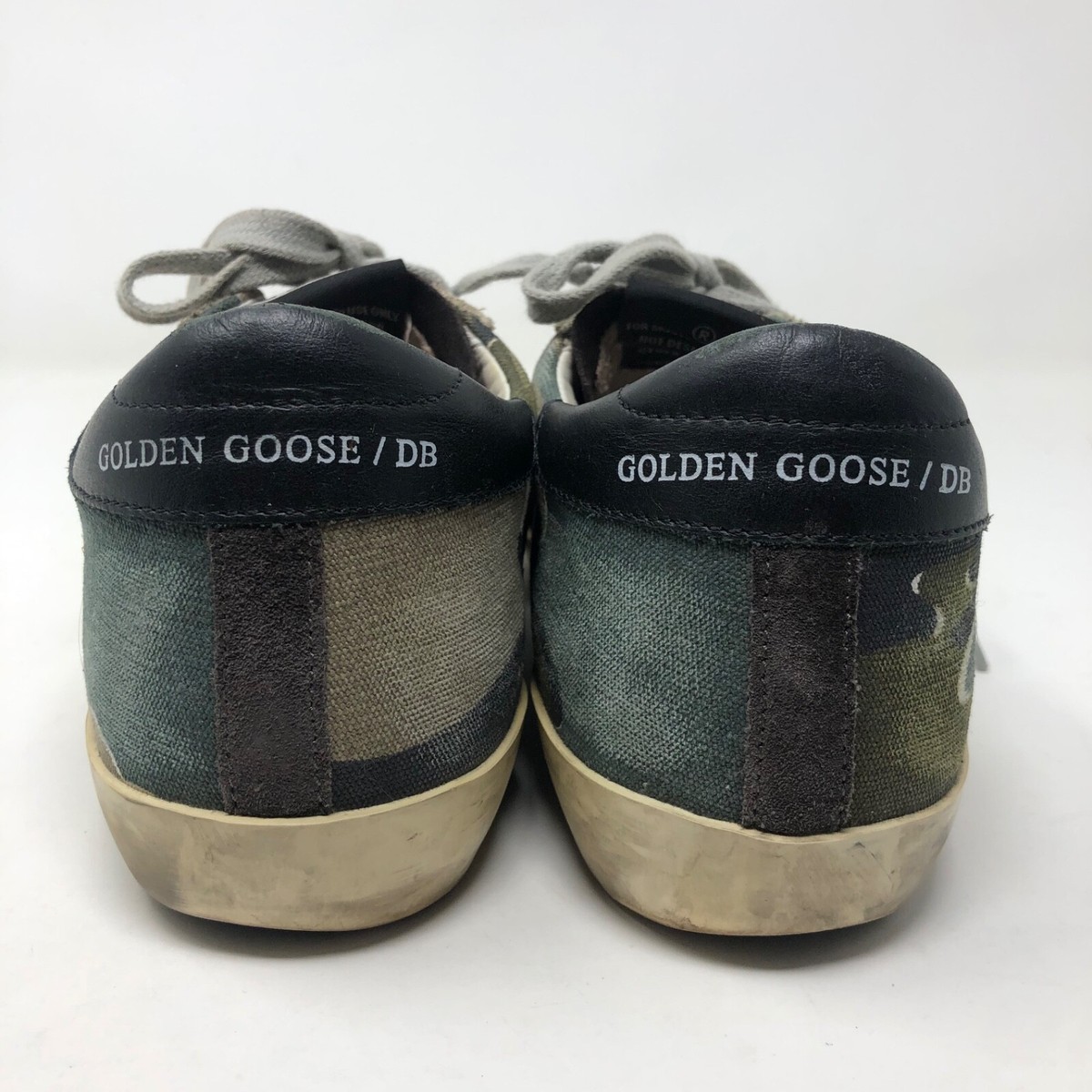 Golden Goose Deluxe Brand Superstar Camo Sneakers Womens 38 7.5