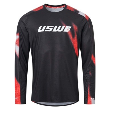 USWE 80951021400106 Kalk Off-Road Jersey Adult Flame Red - Large