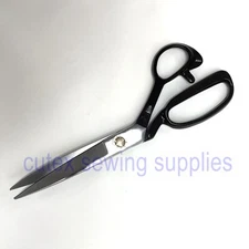 Eagle Brand 12" Tailor Scissors / Sewing & Dressmaking Bent Trimmers With Case