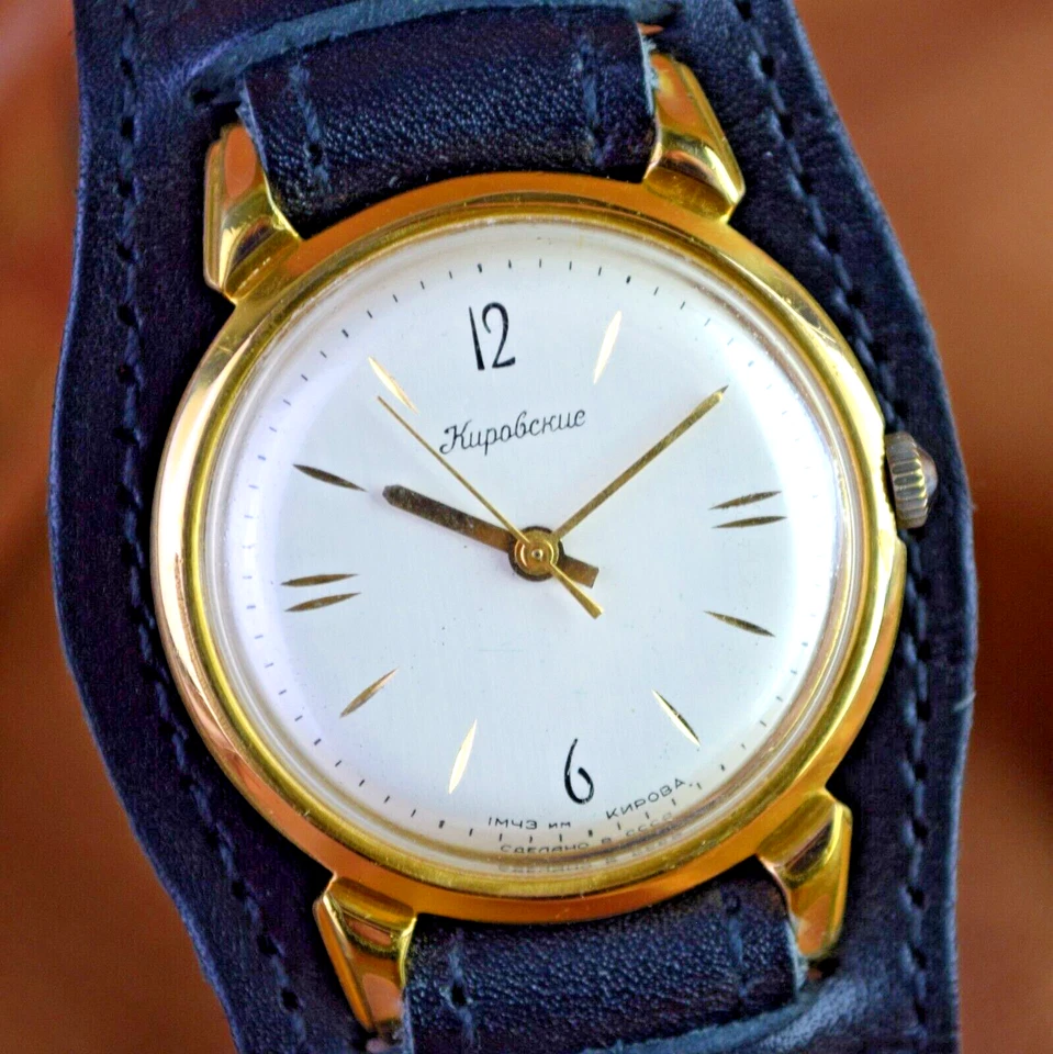 Reloj de pulsera soviético Poljot Kirovskie Rodina reloj vintage para hombre 1MChZ 16 joyas Foto 2 de 4