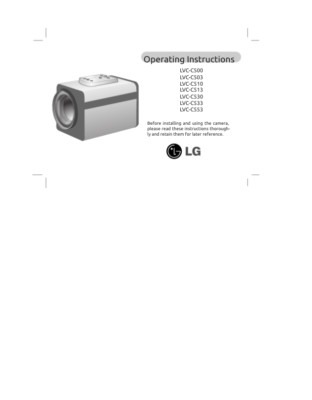 LG Electronics LVC-C500 Home Security System User Manual