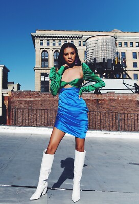 the bar green dress MAX DRESS VERDE – The Bar
