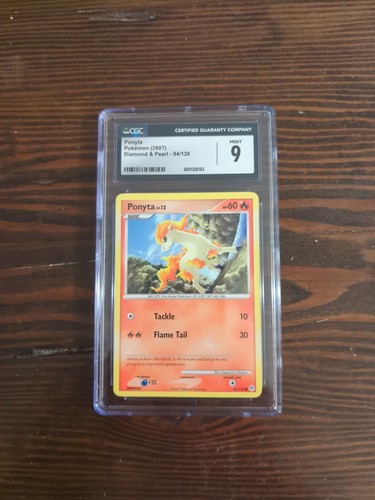 Ponyta graded CGC 9 for sale on eBay