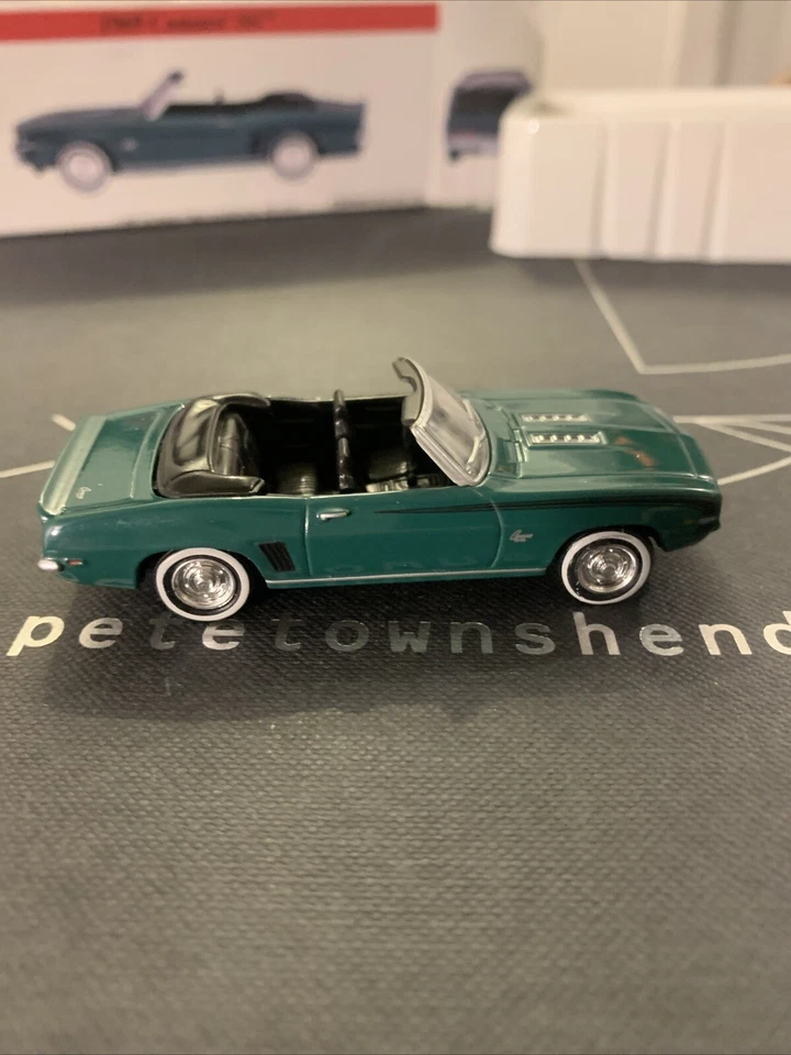 Chevrolet Camaro SS 1969 1/64 alta velocidad convertible verde - en caja Foto 4 de 4