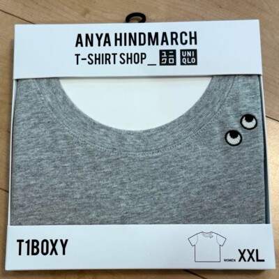 UNIQLO ANYA HINDMARCH T1BOXY ボクシーT L ユニクロ公式 | T1BOXY/ボクシーT