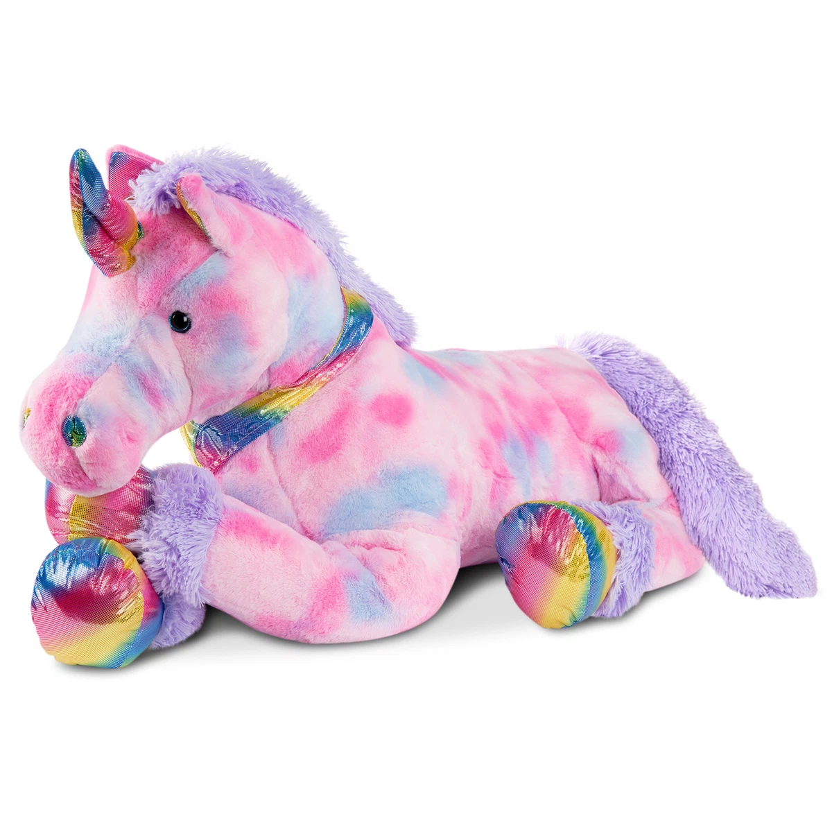 Unicornio De Peluche Grande Gigante Para Ni as 52 Pulgadas