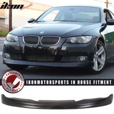 Fits 07-10 BMW E92 E93 3 Series Coupe 2Dr V Style Front Bumper Lip Unpainted PU
