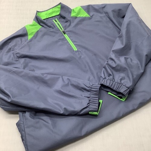 Abrigo Cortavientos Chaqueta De Chándal Con Cremallera 1/4 Sudadera Talla L  PGA | eBay