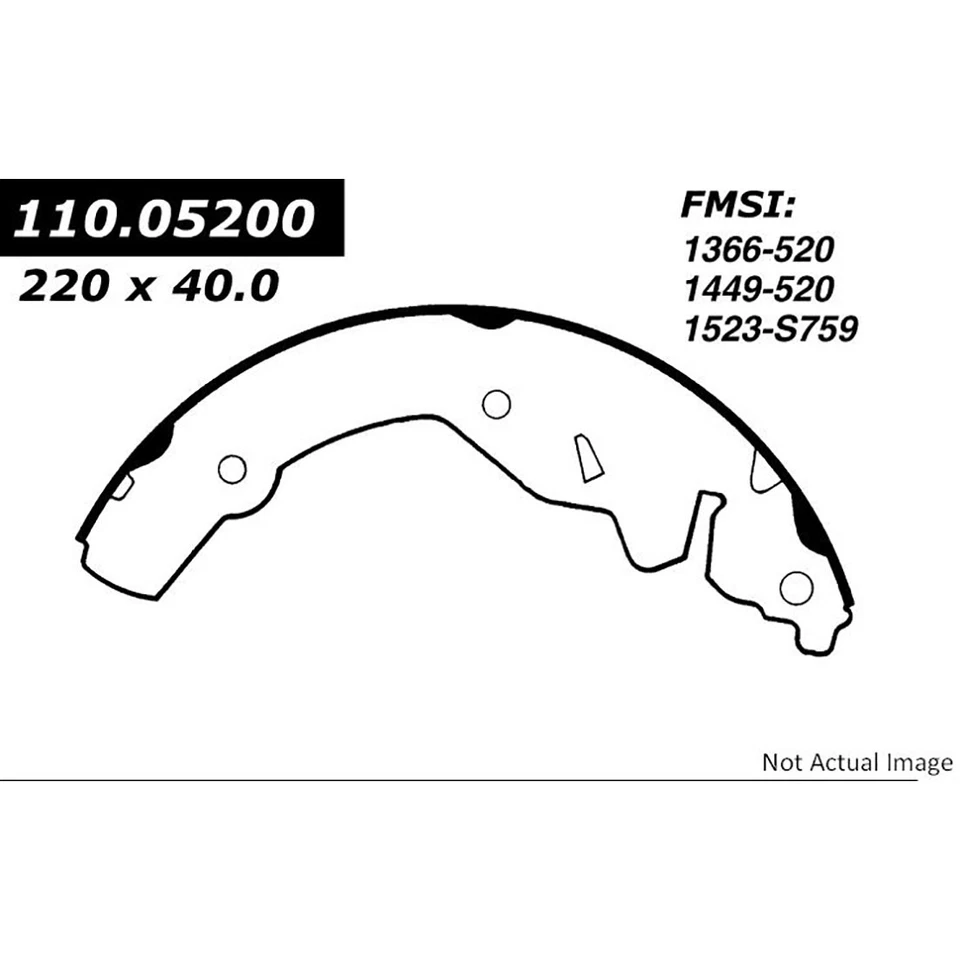 C-Tek 3x tambor traseiro freio sapata tambor de freio para Dodge 600 1984 1985 1986 1987 1988 - Imagem 4 de 4