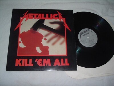 METALLICA Kill 'Em All '83 ORIG US MEGAFORCE SILVER label 2nd