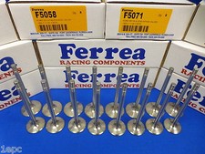 Ferrea Stainless Valves Ford 351w 351 W Gt40 Intake 1.900 Exhaust 1.600 Mustang