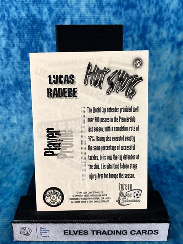 Leeds 1999 Futera Fans Selection SINGLE Football Trading Card Base Futera 1999 - Picture 221 of 253