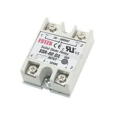 24V-380V 60A 250V SSR-60 DA Solid State Relay Module 3-32V DC To AC