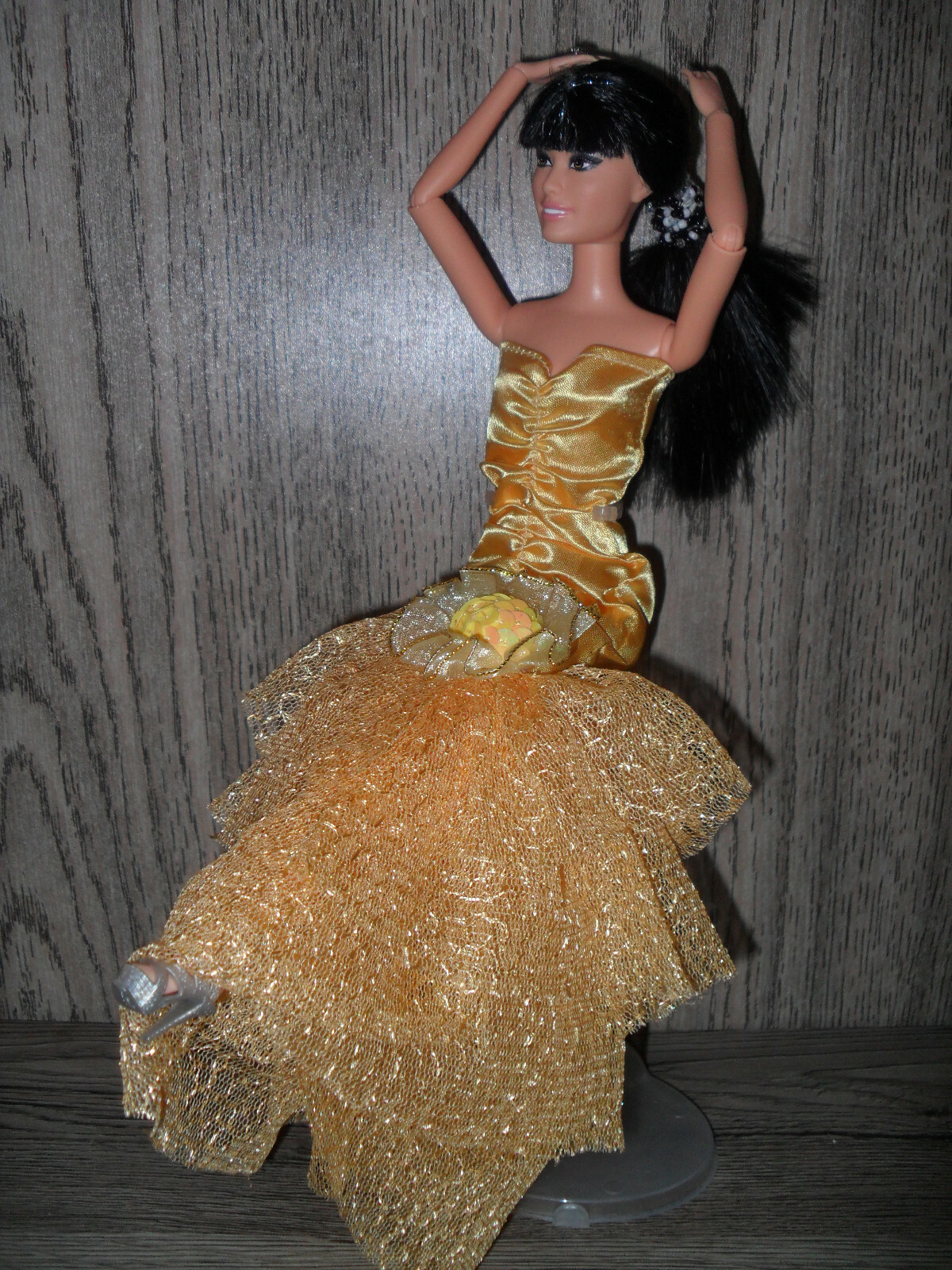 Ropa Vestido Fiesta Bailar Gitana para Muñeca Barbie Nuevo (No incluye Muñeca)