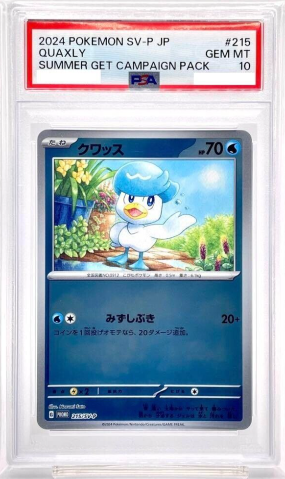 PSA 10 2024 POKEMON SUMMER GET CAMPAIGN PACK 213 214 215 216 217