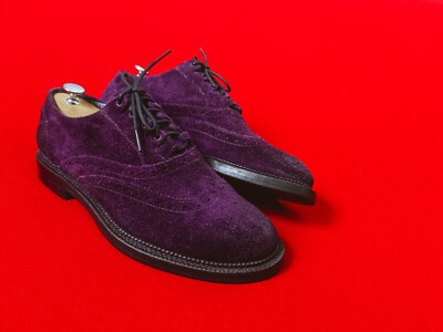 DSQUARED2 Men Purple Suede Brogues US 10 / EU 43 / UK 9 Leather Shoes