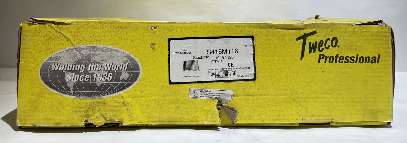 Tweco S415M116 Smoke Master 450 Air Cooled MIG Gun 450 A 15 ' Miller 1/16