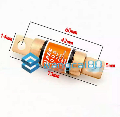 1PC NEW For PEC 100A New Energy High Voltage Automotive Fuse DC450V BC2000A