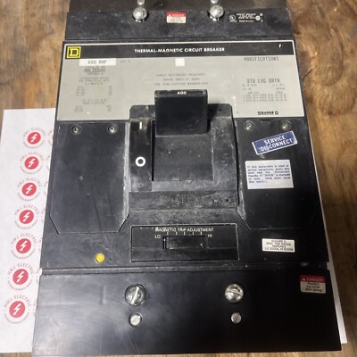 Square D MHL26600 - Square D / Type MHL   2 Pole / 600 Amp  Breaker TESTED