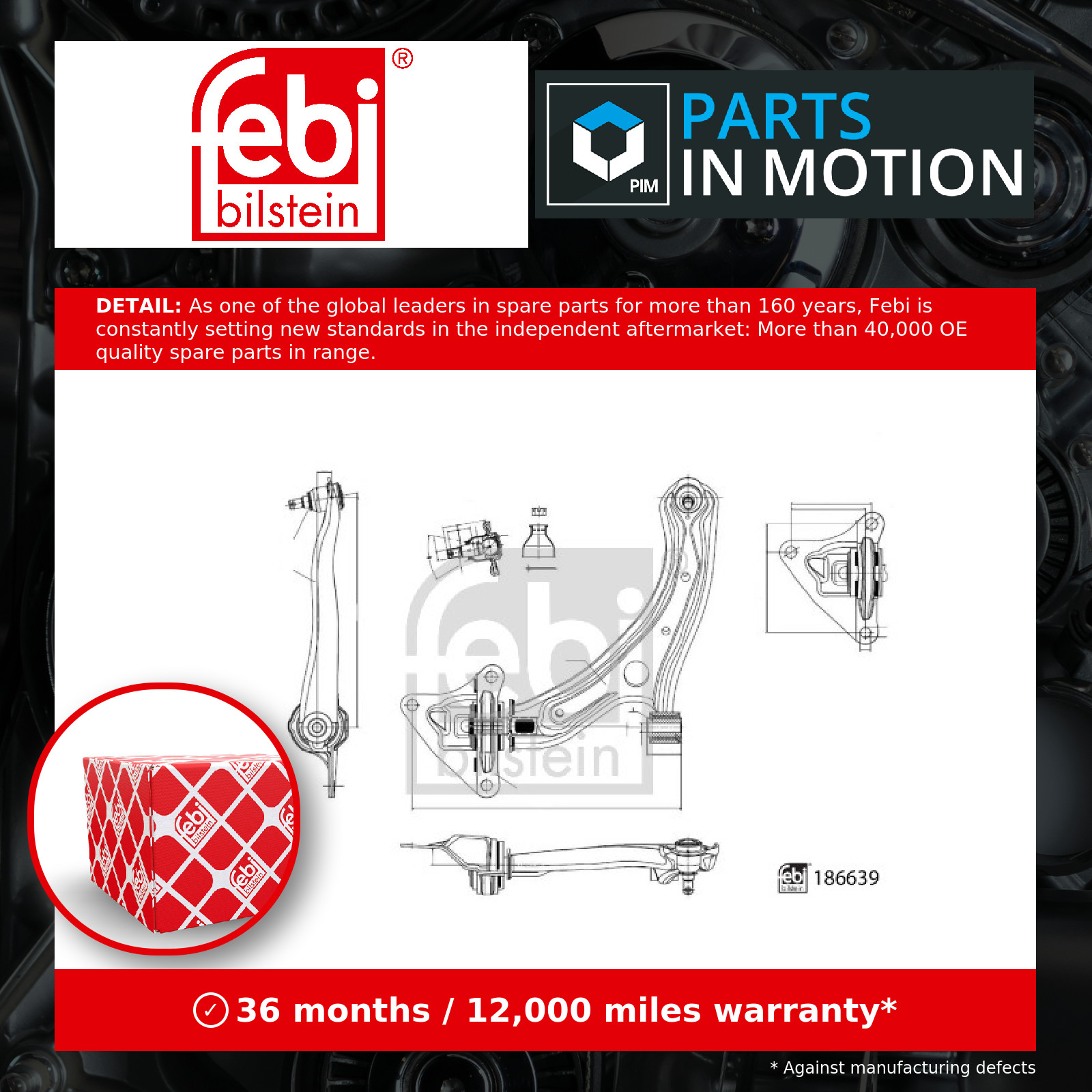 Wishbone / Suspension Arm fits HONDA JAZZ Mk3 1.2 Front Left 2008 on 51360TF0020
