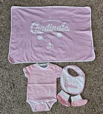 5 Piece St Louis Cardinal Girls Set Sz 12 month bxB
