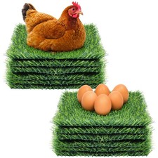 12 Pack Chicken Nesting Pads for Chicken Coop, 12  x12  Nesting Box Pads Washa...
