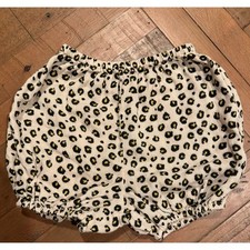 BONTON Paris cheeta print bloomer shorts, size 18 months, toddler shorts 
