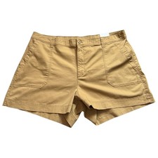 Old Navy High-Rise OG Chino Shorts XXL Khaki 3.5" Inseam NWT Women New