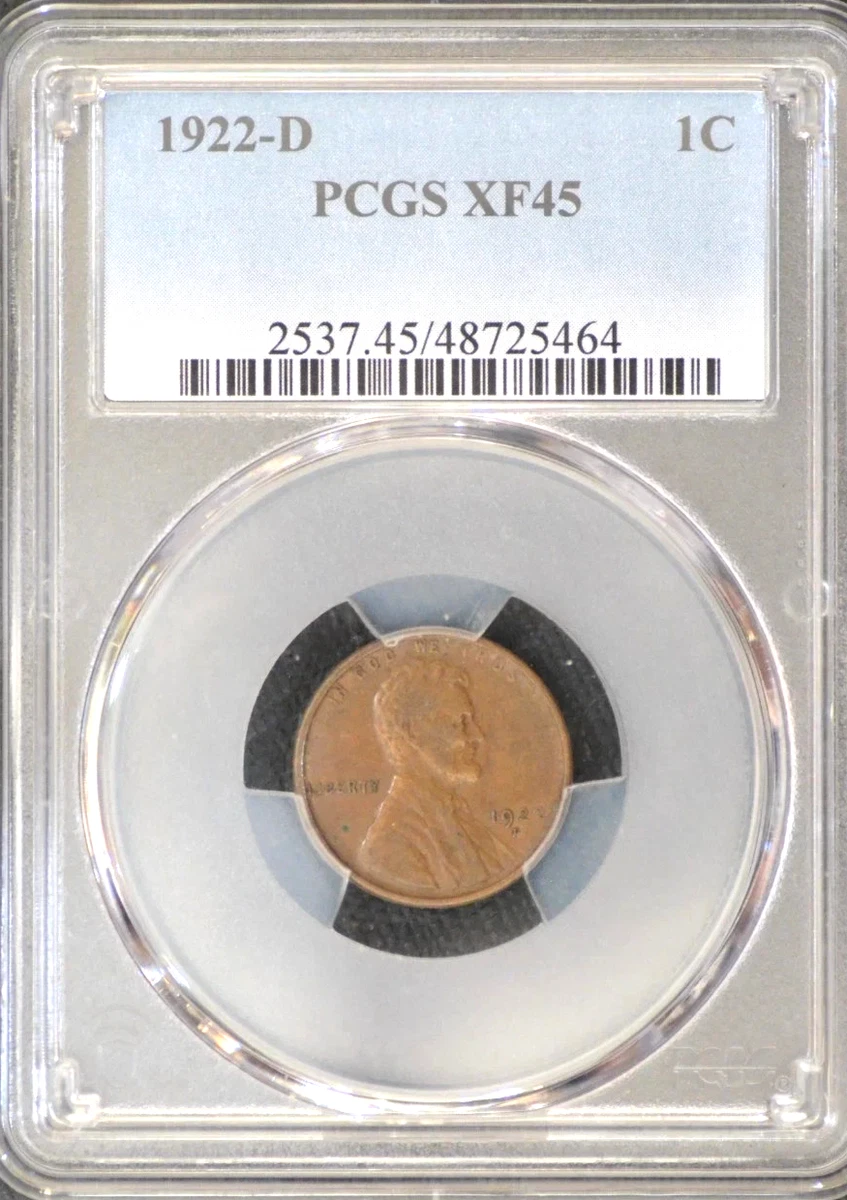XF 45 Graded Lincoln Wheat US Small Cents (1909-1958) for sale | eBay