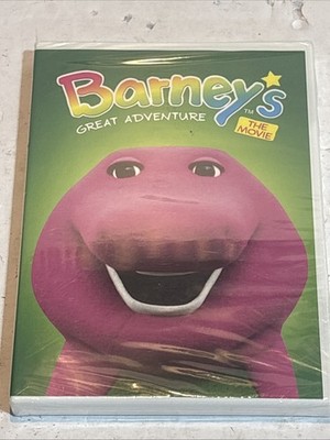 Barney's Great Adventure The Movie DVD 1998 Brand New Factory Sealed OOP HTF