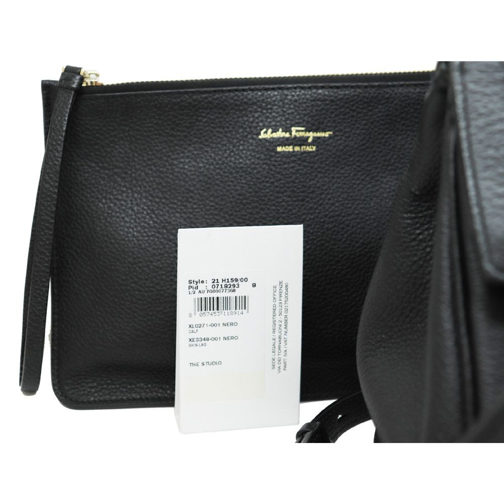 Salvatore Ferragamo Ferragamo 21-H159 Studio Shoulder Bag Salvatore Ferragamo Ferragamo 21-H159 Studio Shoulder Bag