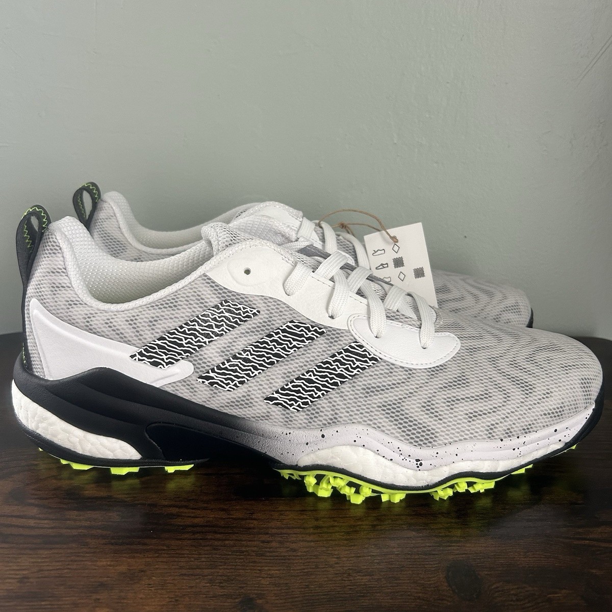 Adidas CodeChaos 25 Spikeless Golf Shoes White Mens Size 12 IF3268