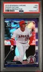2019 Bowman Chrome SHOHEI OHTANI #50 Purple Refractor 203/250 MINT PSA 9