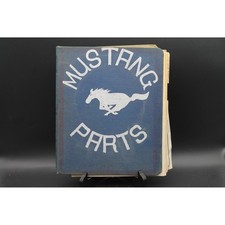 Vintage Ford Mustang Parts Catalog Personal Binder Owner Archive Receipts Manual